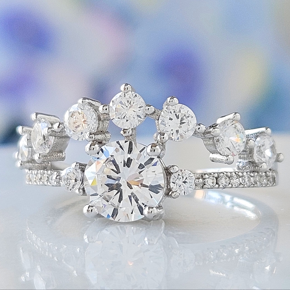 Classic Style ring, solid 925 Sterling Silver Charmed Aroma